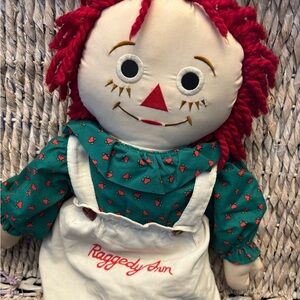 Hasbro Raggedy Ann Red and Green Doll with Accessories